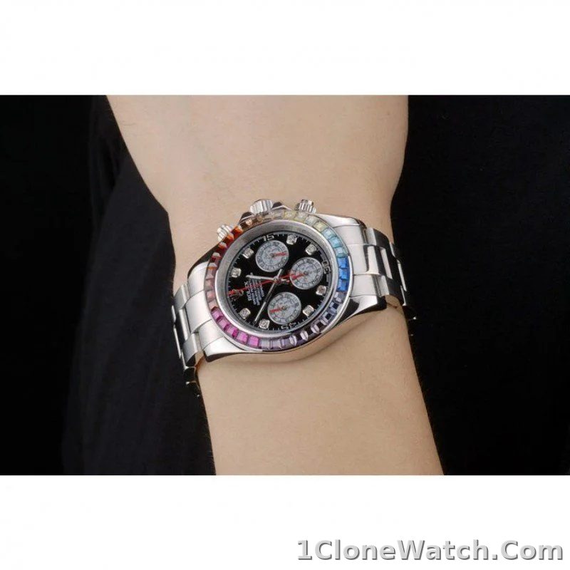 Rolex Daytona 39mm Black Dial 80250 - detail