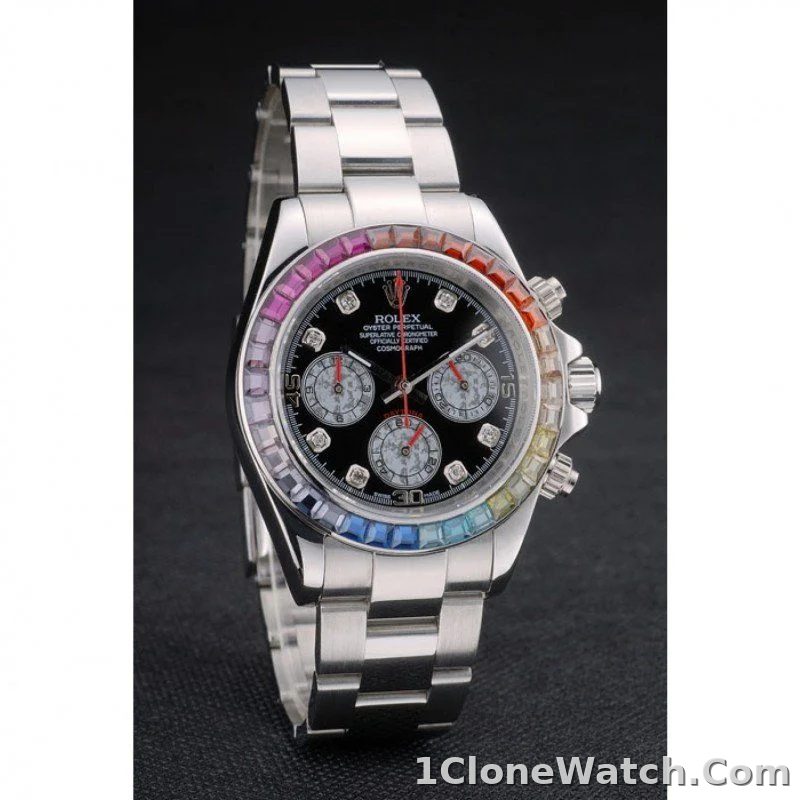 Rolex Daytona 39mm Black Dial 80250 - detail