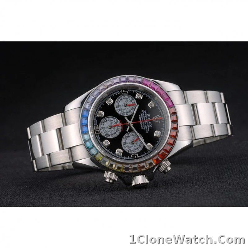 Rolex Daytona 39mm Black Dial 80250 - detail