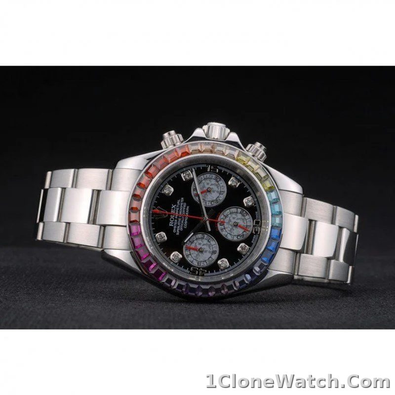 Rolex Daytona 39mm Black Dial 80250 - detail