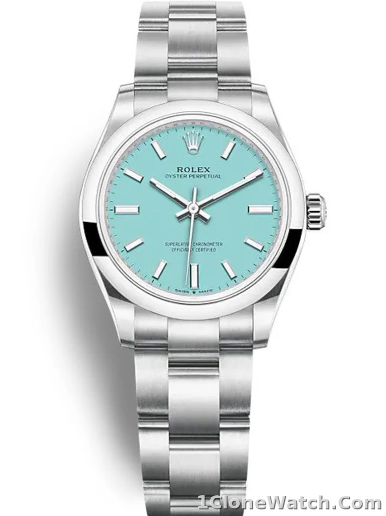 Rolex Oyster Perpetual Lady 31mm Tiffany Blue Dial 277200