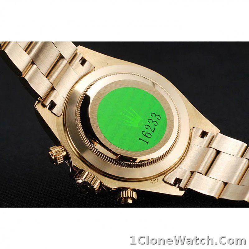 Rolex Daytona 39mm Gold Dial 1454245 - detail