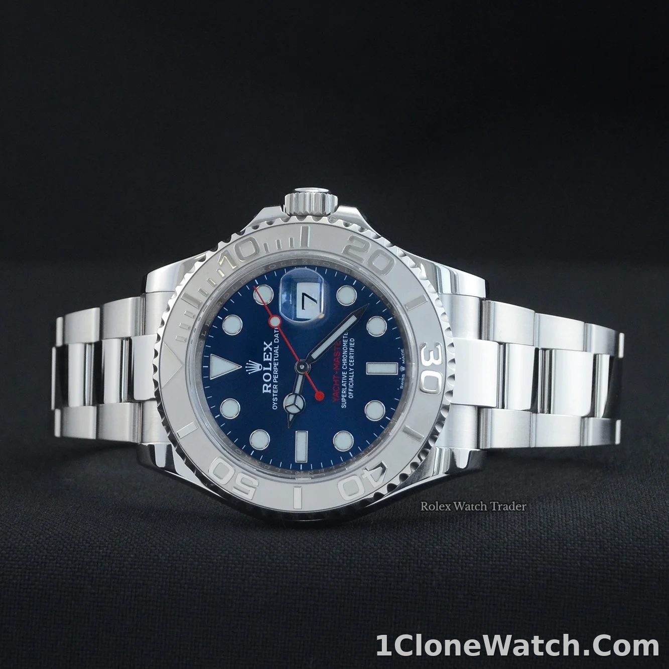 Superclone Rolex Yacht-Master Blue Dial 126622 40mm - detail