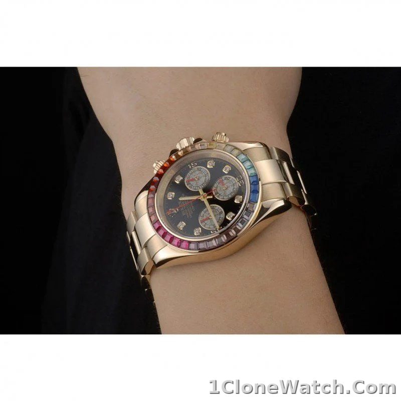 Rolex Daytona 39mm Black Dial 80251 - detail