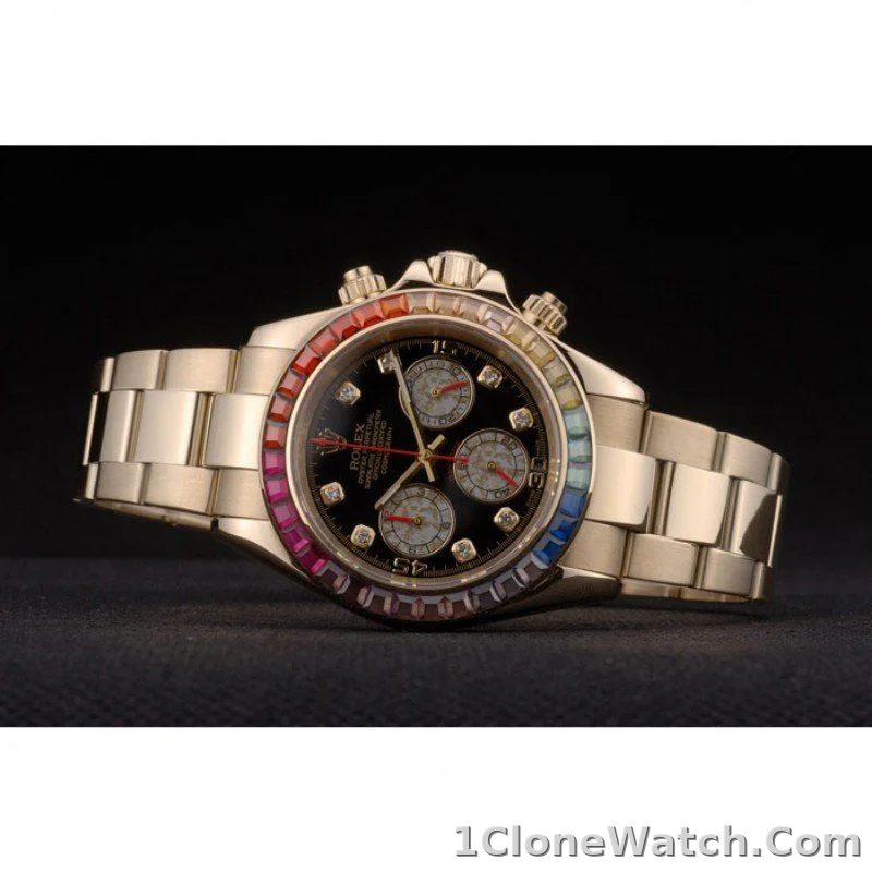 Rolex Daytona 39mm Black Dial 80251 - detail