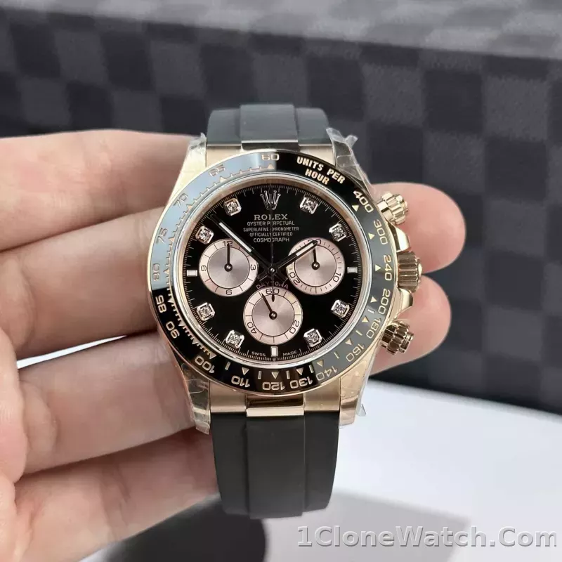 Superclone Rolex Daytona 40 mm Sundust Dial 126515LN - detail