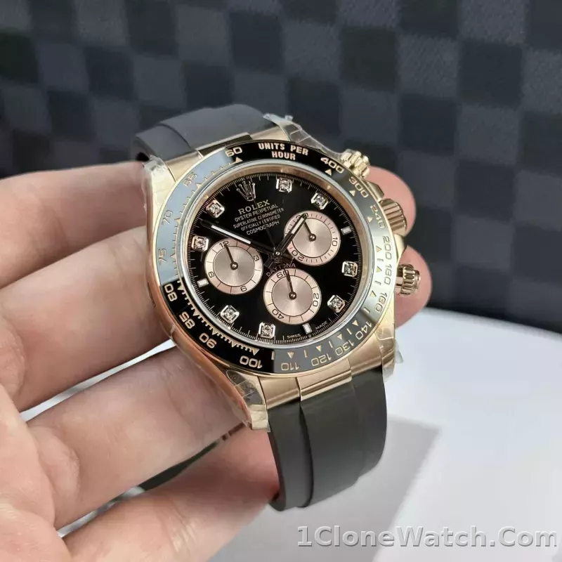 Superclone Rolex Daytona 40 mm Sundust Dial 126515LN - detail