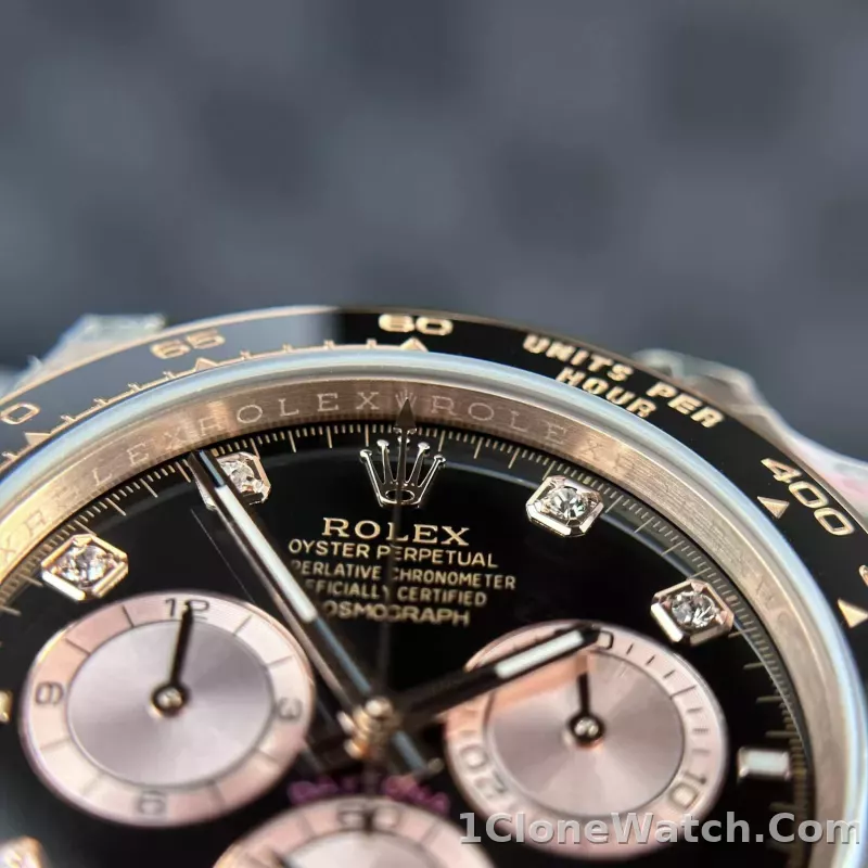Superclone Rolex Daytona 40 mm Sundust Dial 126515LN - detail