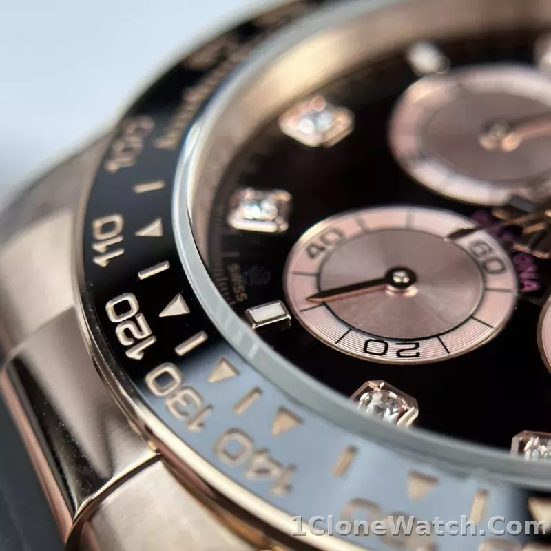 Superclone Rolex Daytona 40 mm Sundust Dial 126515LN - detail