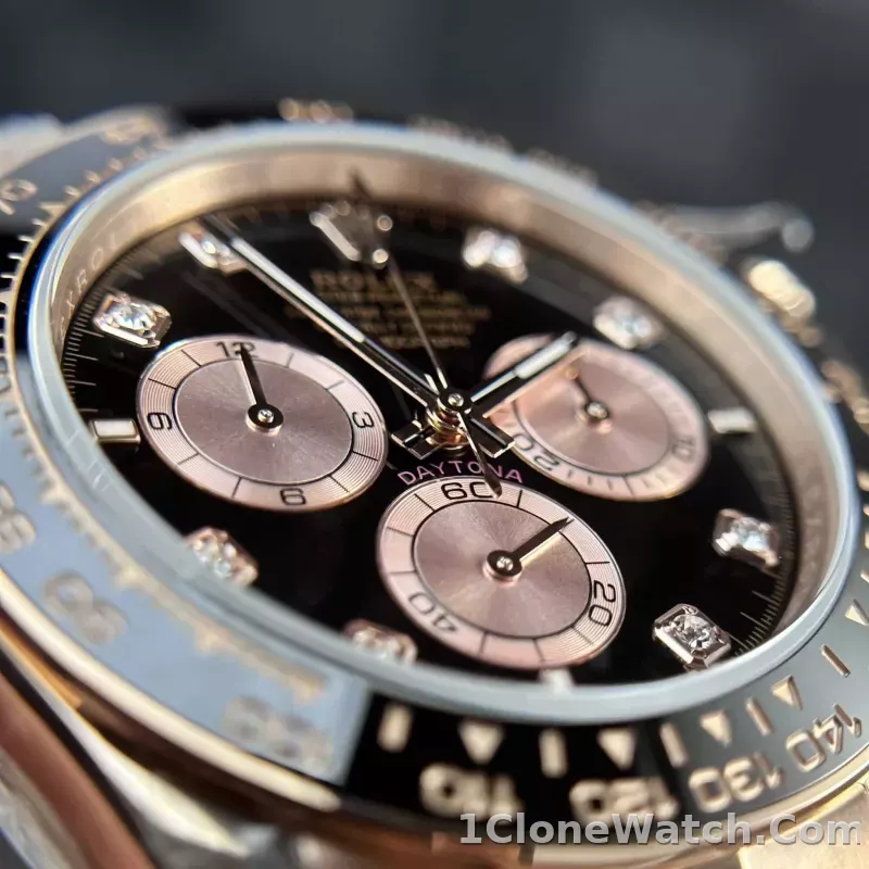 Superclone Rolex Daytona 40 mm Sundust Dial 126515LN - detail