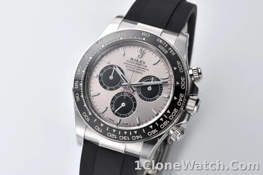Superclone Rolex Daytona 40 mm Sunburst Dial  Ghost  126519LN - detail