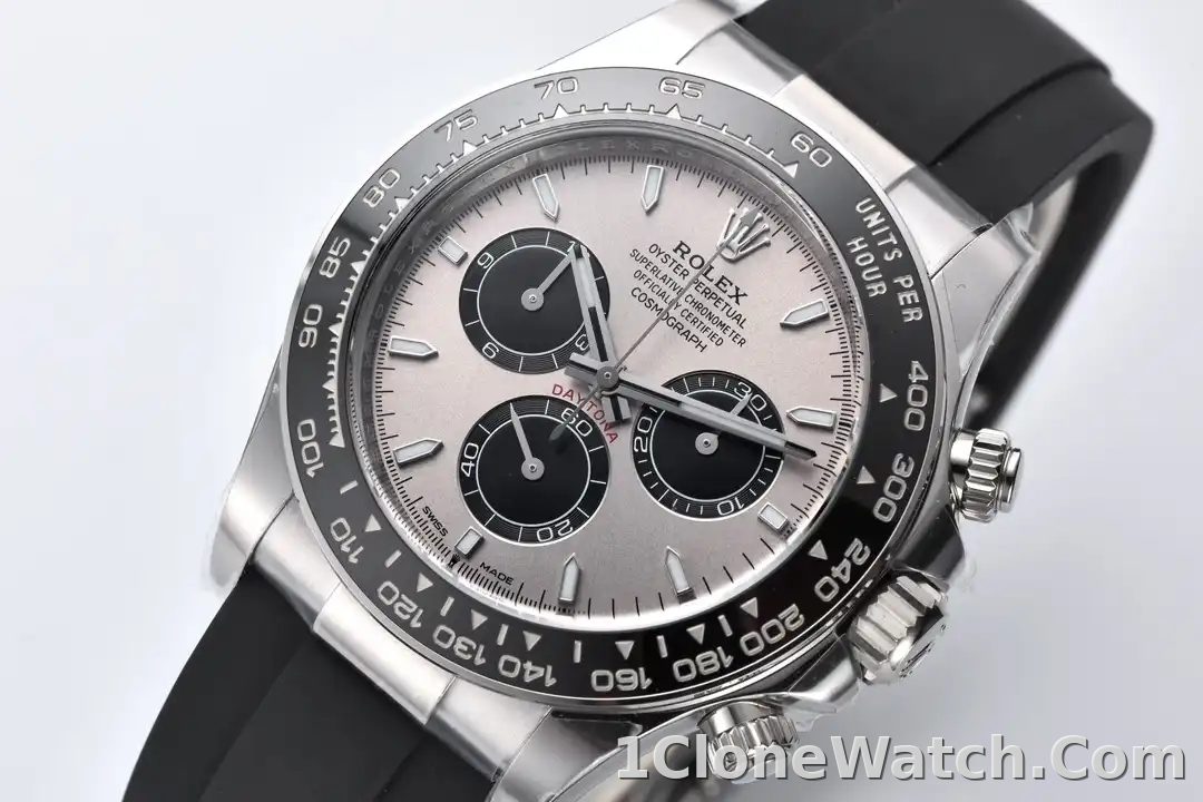 Superclone Rolex Daytona 40 mm Sunburst Dial  Ghost  126519LN - detail