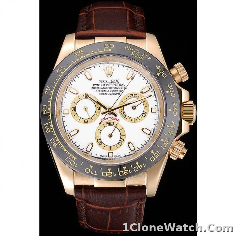 Rolex Daytona 39mm White Dial 622633 - detail