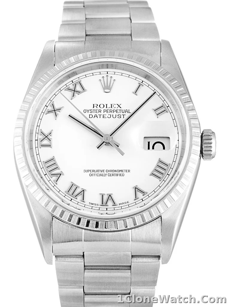 Rolex Datejust 36mm White Dial 16220