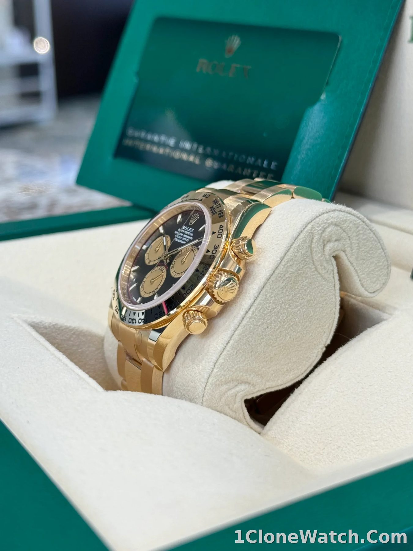 Superclone Rolex Daytona 40 mm Black Dial 126508 - detail