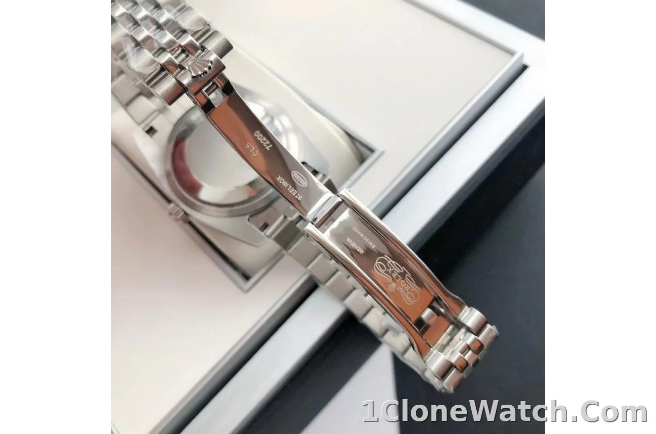 Couple Watches Rolex Datejust 36/28mm SS/SS Jub Grey/Rmn - detail