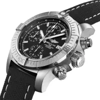 Breitling Avenger Men Automatic Black Fabric Watch A13385101B1X2 - view 4
