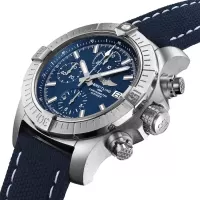 Breitling Avenger Men Automatic Blue Leather Watch A13385101C1X2 - view 3