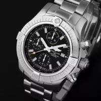 Breitling Avenger Men Automatic Black Stainless Steel Watch A13317101B1A1 - view 7