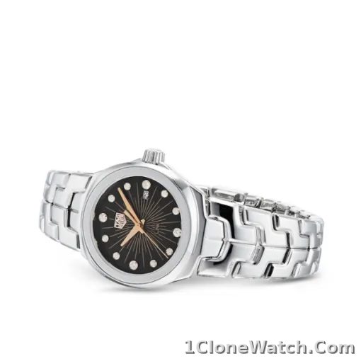 TAG Heuer Link Women Quartz Black Stainless Steel Watch WBC131F.BA0649 - detail
