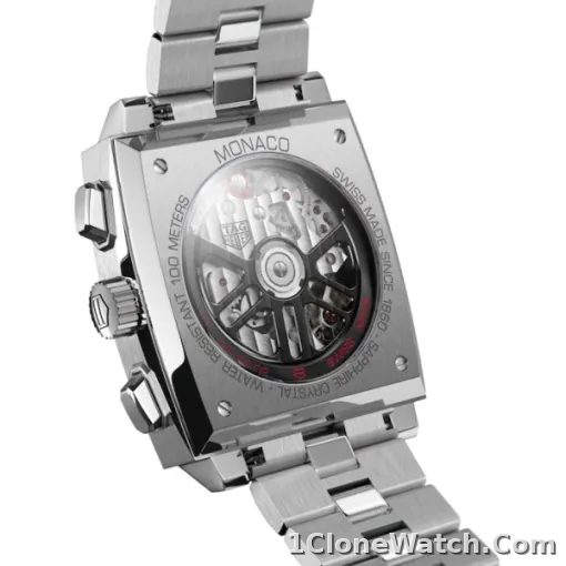 TAG Heuer Monaco Men Automatic Blue Stainless Steel Watch CBL2111.BA0644 - detail