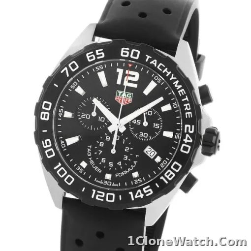 TAG Heuer Formula 1 Men Quartz Black Rubber Watch CAZ1010.FT8024 - detail