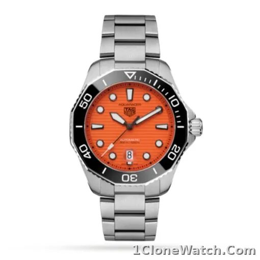 TAG Heuer Aquaracer Men Automatic Orange Stainless Steel Watch WBP201F.BA0632