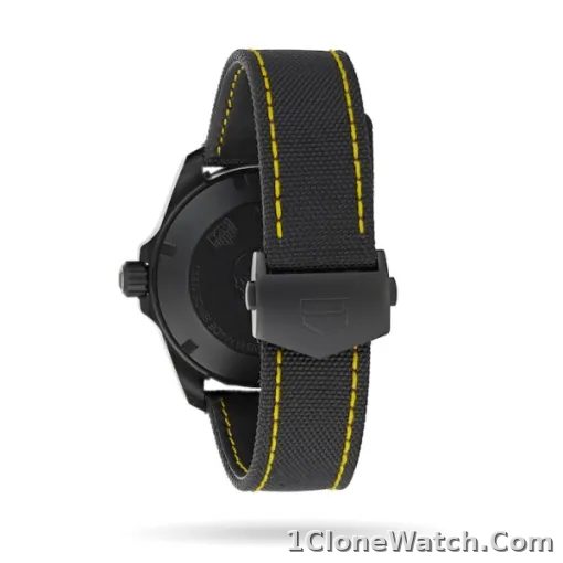 TAG Heuer Aquaracer Men Automatic Grey Fabric Watch WBD218B.FC6446 - detail