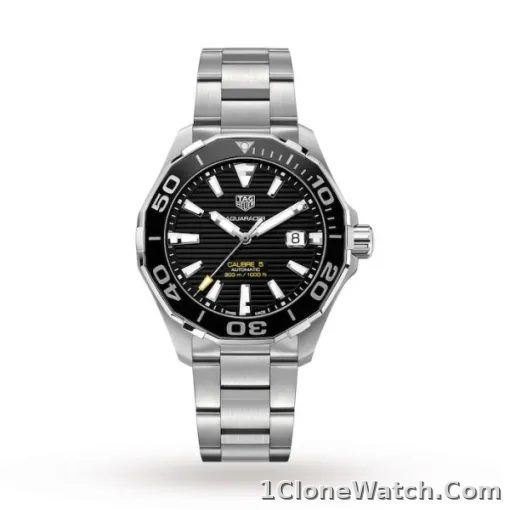 TAG Heuer Aquaracer Men Automatic Black Stainless Steel Watch WAY201A.BA0927