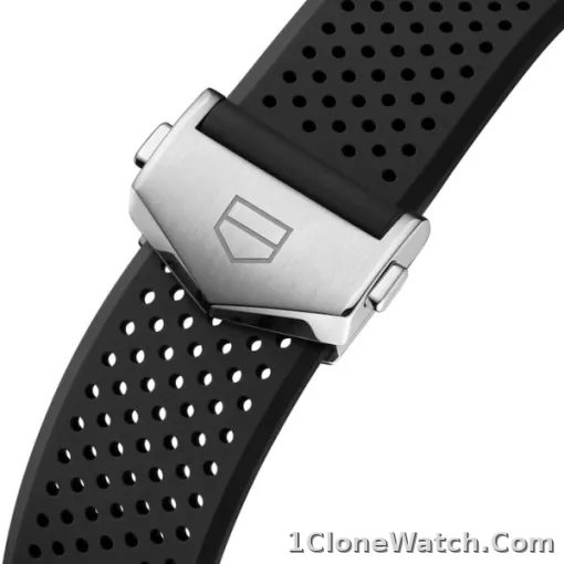 TAG Heuer Carrera Men Automatic Black Rubber Watch CBN2A1AA.FT6228 - detail