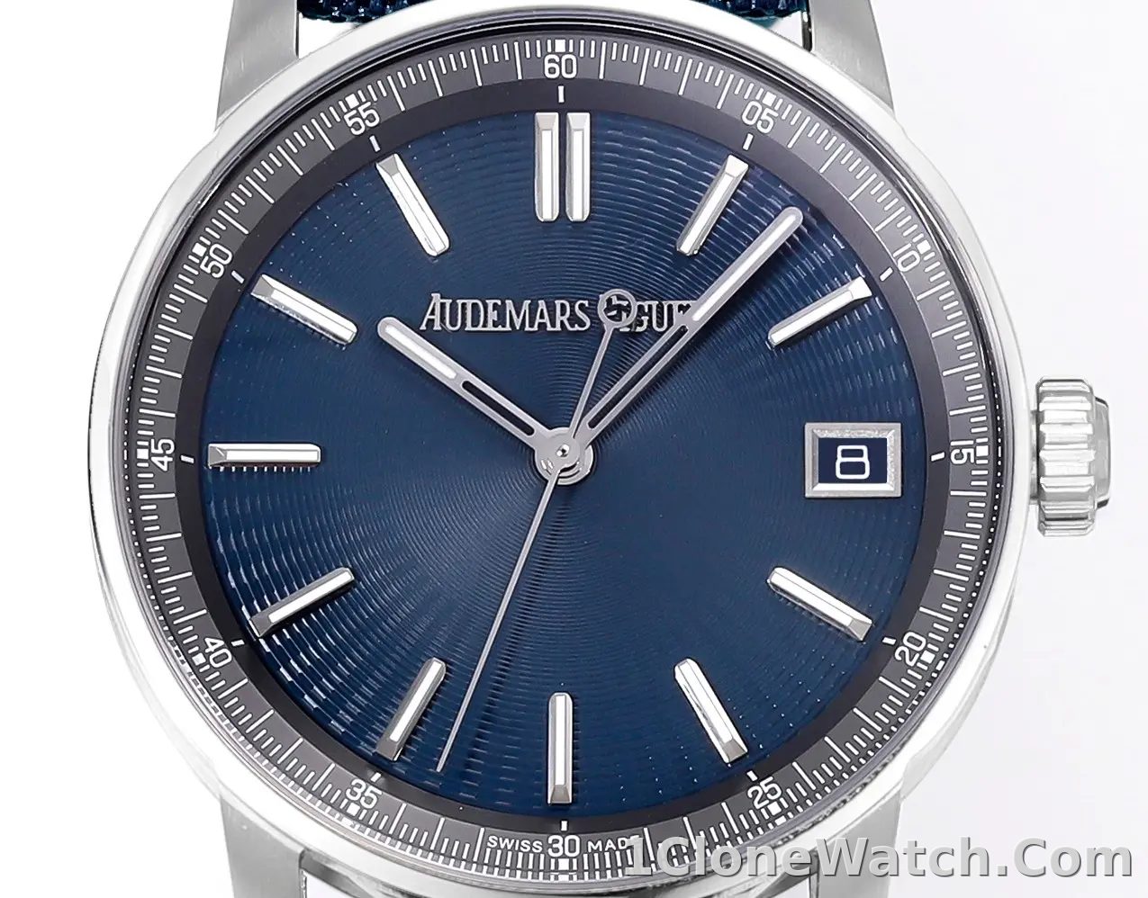 watch Audemars Piguete CODE 11.59 Automatic Watch   Night Blue Dial, Stainless Steel Case, Blue Fabric Strap, 41mm - detail