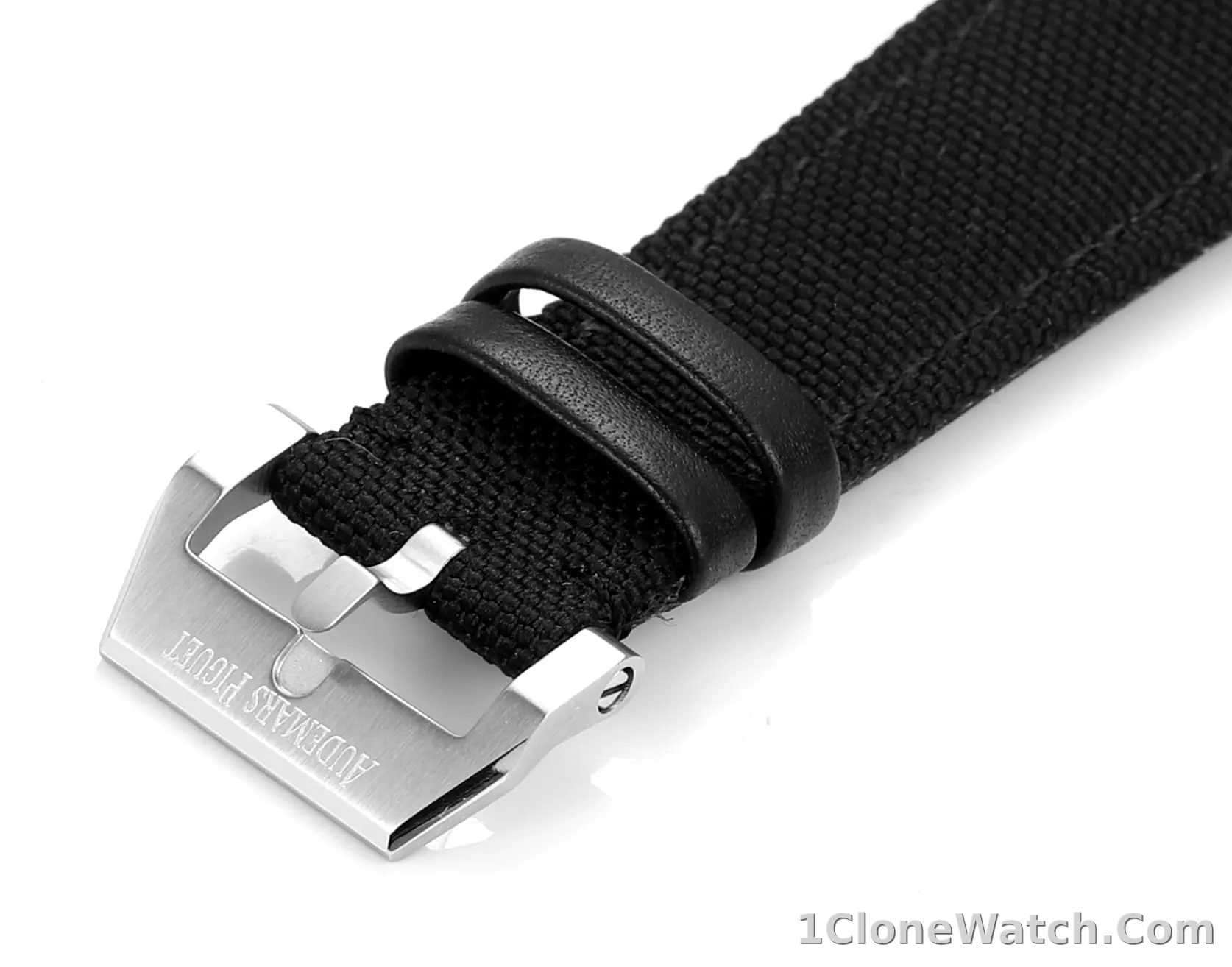 watch Audemars Pigeut CODE 11.59 Smoke Grey Dial Stainless Steel Case Black Fabric Strap Automatic Watch 41mm - detail