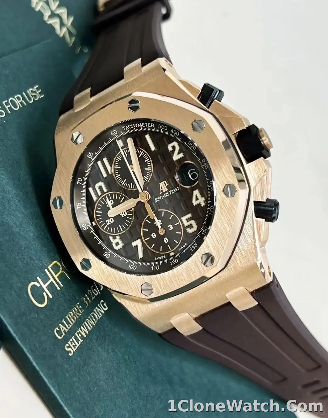 Audemars Piguet Royal Oak Offshore Selfwinding Chronograph Brown 26470OR.OO.A099CR.01 - detail