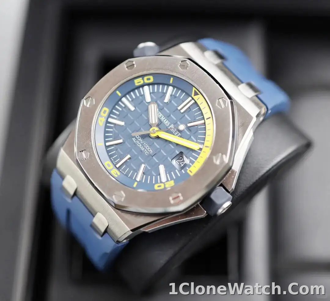 Audemars Piguet Royal Oak Offshore Diver Chronograph Blue 26703ST.OO.A027CA.01 - detail
