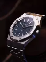 Audemars Piguet Royal Oak Jumbo Extra-Thin Blue 15202ST.OO.1240ST.01 - view 4