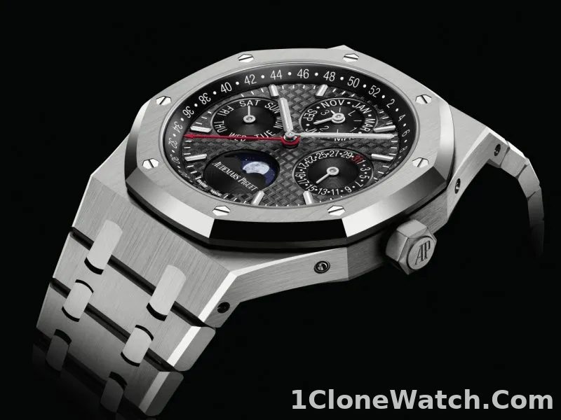 Audemars Piguet Royal Oak Perpetual Calendar Gray 26609TI.OO.1220TI.01 - detail