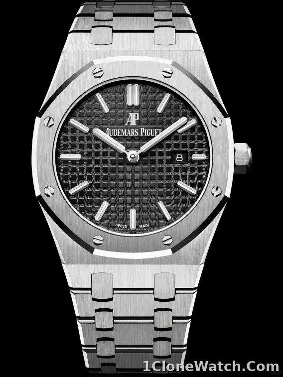 Audemars Piguet Royal Oak Quartz Black 67650ST.OO.1261ST.01 - detail