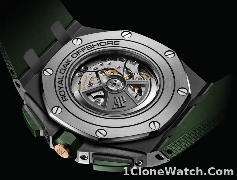 Audemars Piguet Royal Oak Offshore Chronograph Automatic Green 26405CE-OO-A056CA-01 - detail