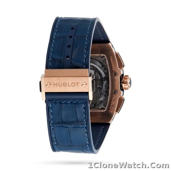 Hublot Spirit Of Big Bang Men Automatic Blue Alligator Watch 641.OX.7180.LR - detail