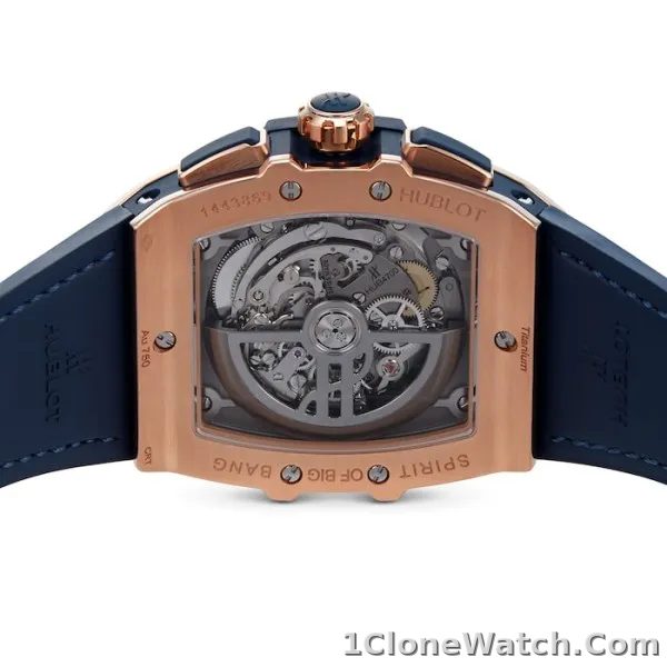 Hublot Spirit Of Big Bang Men Automatic Blue Alligator Watch 641.OX.7180.LR - detail