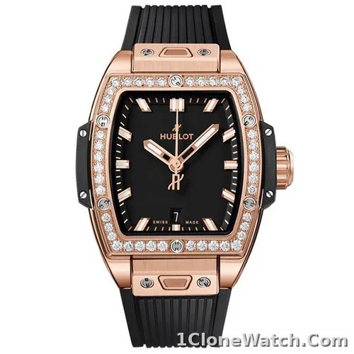 Hublot Spirit Of Big Bang Women Automatic Black Rubber Watch 665.OX.1180.RX.1204 - detail