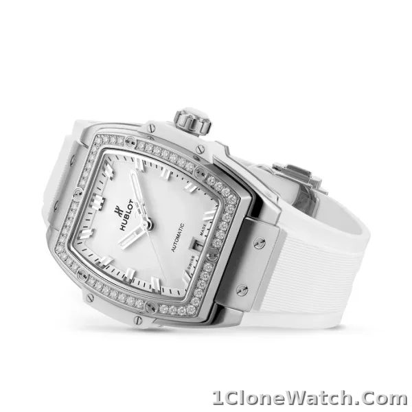 Hublot Spirit Of Big Bang Women Automatic White Rubber Watch 665.NE.2010.RW.1204 - detail