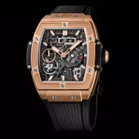 Hublot Spirit Of Big Bang Men Automatic Black Rubber Watch 614.OX.1180.RX - view 3