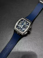 Hublot Spirit Of Big Bang Men Automatic Blue Rubber Watch 641.NX.7170.RX - view 3