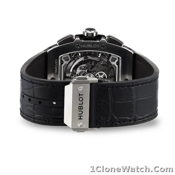 Hublot Spirit Of Big Bang Men Automatic Skeleton Leather Watch 601.NM.0173.LR - detail