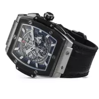 Hublot Spirit Of Big Bang Men Automatic Skeleton Leather Watch 601.NM.0173.LR - view 4