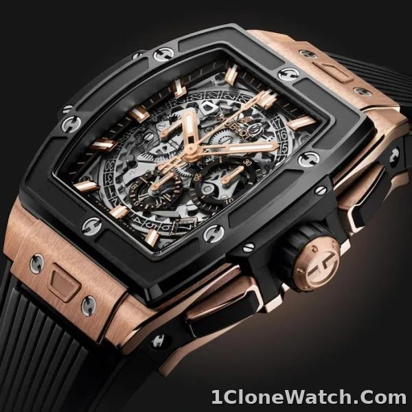 Hublot Spirit Of Big Bang Men Automatic Grey Rubber Watch 641.OM.0183.RX - detail