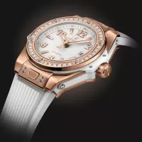 Hublot Big Bang Women Automatic White Rubber Watch 485.OE.2080.RW.1204 - view 4