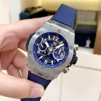 Hublot Big Bang Men Automatic Blue Rubber Watch 411.NX.5179.RX - view 4