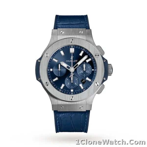 Hublot Big Bang Men Automatic Blue Alligator Watch 301.SX.7170.LR